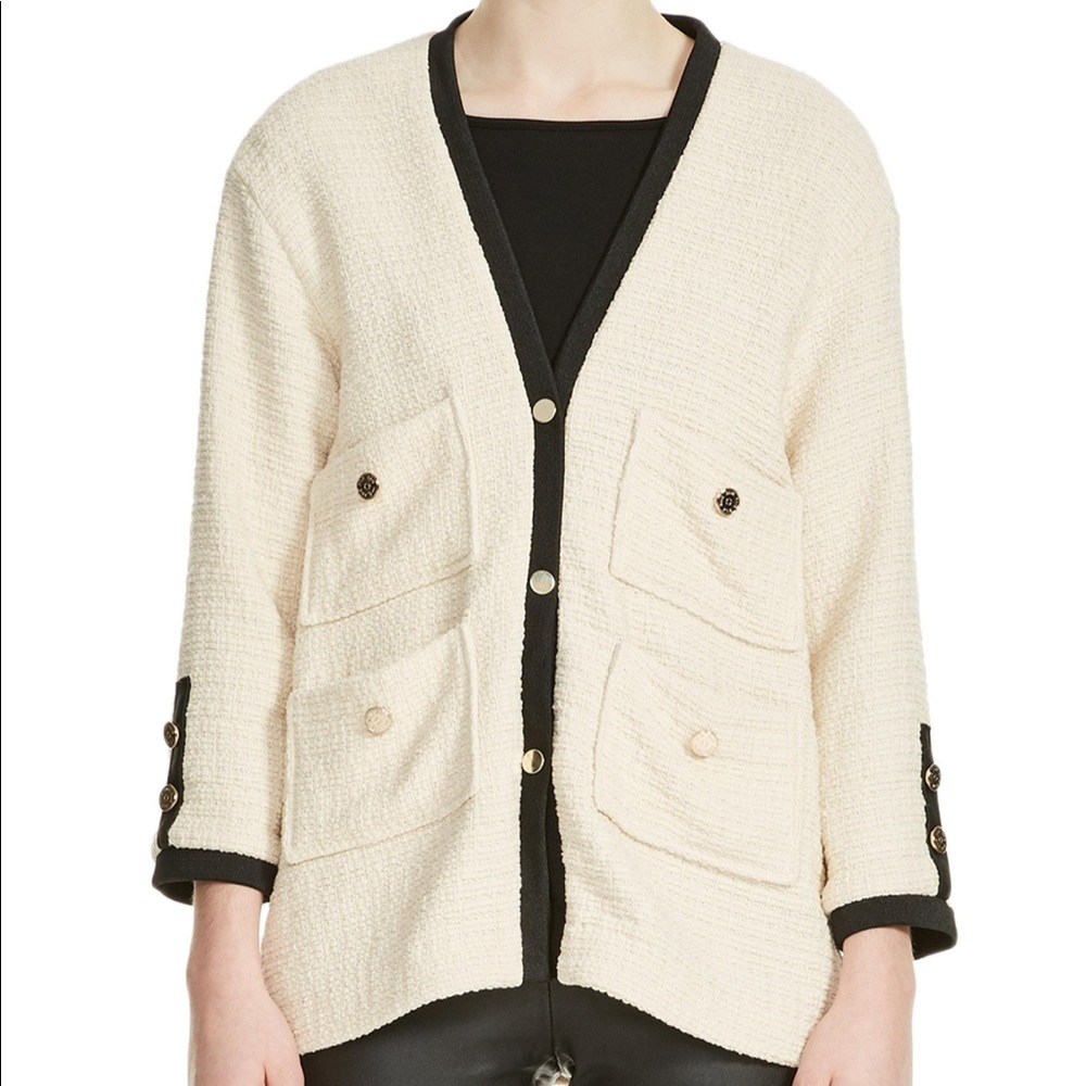 COPY - Maje Vera Tweed Cardigan